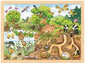 Puzzle bois dcouverte de la nature 96 pices