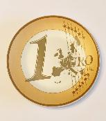 Assiette Collector Commmoration de l'Euro