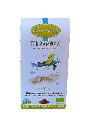 Café Bio Moulu 250 Grs Brésil Mexique et Tanzanie