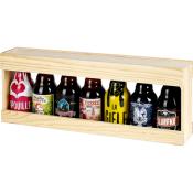 Caisse en Bois de Pin 7 Bières 33 Cl Steinie