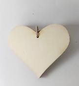 Porte-Clef Coeur en Bois à Personnaliser