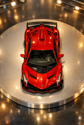 Voiture Miniature Lamborghini Veneno Coloris Rouge