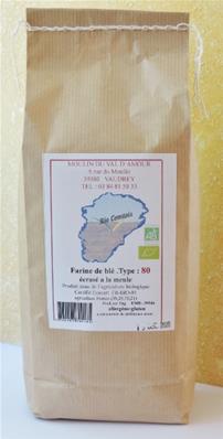 Farine de blé biologique T80 1 kg