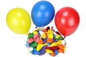 100 Ballons Ronds Divers Coloris 