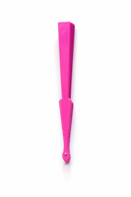 Eventail Pliable A La Main Coloris Rose Fuchsia