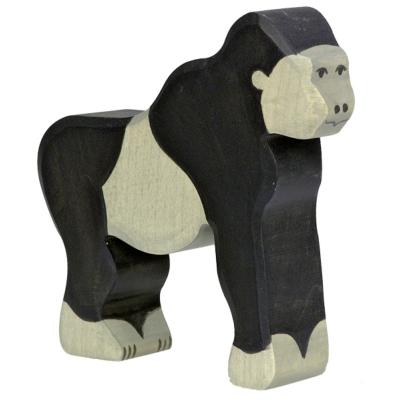 Figurine en Bois Décoré Grand Gorille