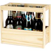 Grand Casier en Bois de Pin Contenance 8 Bières 50 Cl