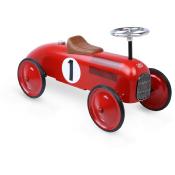 Porteur Voiture Enfant de Course Coloris Rouge