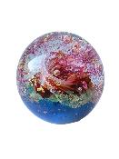 Presse-Papier Grain De Folie Bleu Cobalt Et Rose