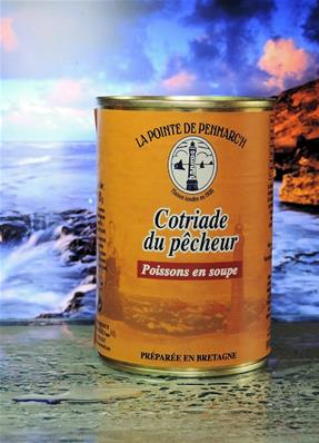 Cotriade de poissons en soupe 400 grs