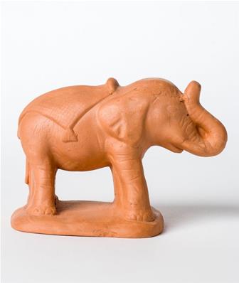Santon l'éléphant argile à décorer