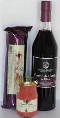 Coffret 3 arômes au cassis de Bourgogne