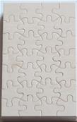 Lot 10 puzzles 28 pices en bois  peindre