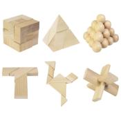 Assortiment 6 Casse-Ttes dans une Boite en Bois