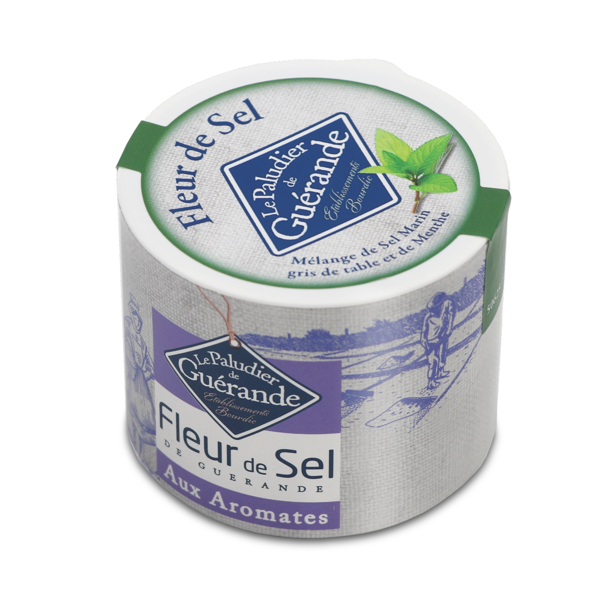 Coffret de 7 mélanges de fleur de sel de Guérande 140g