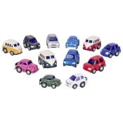Collection 12 Mini-Voitures Vintage Et Modernes