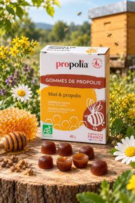 Gommes de Propolis Miel et Propolis