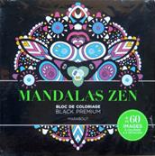 Bloc coloriage Black Premium Mandalas Zen