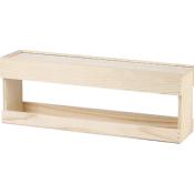 Caisse en Bois de Pin 6 Canettes 33 Cl 