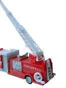 Camion De Pompiers Miniature Avec Echelle Articulée