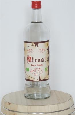 Alcool pour fruits bio 45° 1 litre