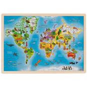 Puzzle en bois le monde 192 pices