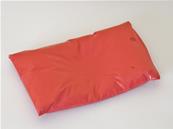 Support en plâtre forme oreiller coloris rouge