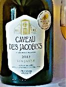 Vin Jaune Caveau des Jacobins Année 2013