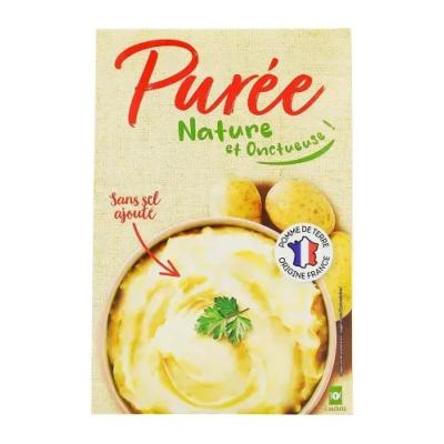 Purée Nature De Pomme De Terre Origine France