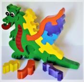 Puzzle en Bois le Dragon par Stéphane Gateau 