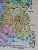 Puzzle Carte de France Métropolitaine Départements et Régions