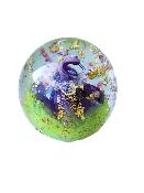 Presse-Papier Grain De Folie Vert Anis Et Bleu