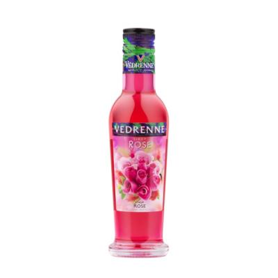 Petite Bouteille de Sirop à la Rose Vedrenne 25 Cl