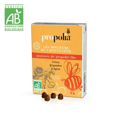 Gommes propolis gingembre Bio 45 grs