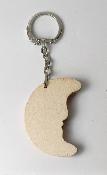 Porte-Clef Lune en Bois  Personnaliser