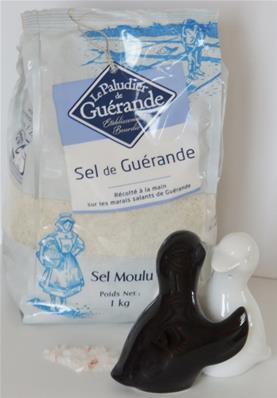 Salière poivrière avec sel de Guérande 1 kg