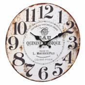 Horloge Murale 330 mm Cadran Vintage Parfum