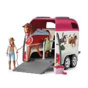 Grand Voyage Equestre en Voiture et Remorque Schleich