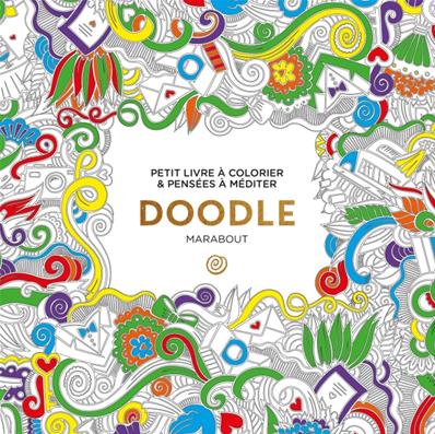 Petit livre à colorier et pensées à méditer doodle