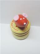 Boîte à dents de lait souris rouge 4.4 cm