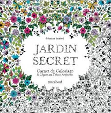 Carnet de coloriage le jardin secret