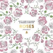 Petit livre à colorier et pensées à méditer roses