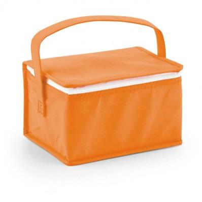 Sac isotherme orange non tissé 1 anse de transport