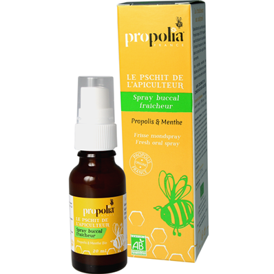 Spray buccal propolis et menthe bio 20 ml