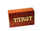Boîte En Bois Vide Marquée Tarot