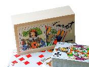 Bo�te De Tarot En Bois Avec Jeu De Cartes