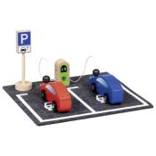 Borne de Recharge PowerLoad Avec 2 Voitures en Bois