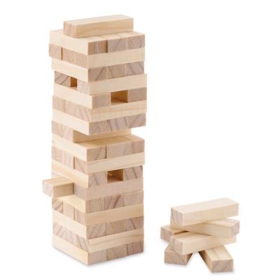 Jeu d'Adresse en Bois 54 Blocs à Empiler