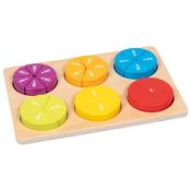 Jeu Educatif En Bois Les Fractions