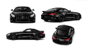 Voiture Miniature Mercedes Benz AMG GT R Noire